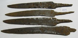 Ancient Iron Knives Of Kievan Rus Viking 8 - 11 Century.  601