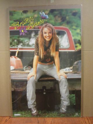 Vintage Britney Spears 1999 Rock Pop Poster 3214
