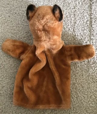 Vintage Mohair Dog Puppet Possibly Steiff 3
