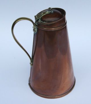 Was Benson Arts & Crafts Copper Insulated Water Jug