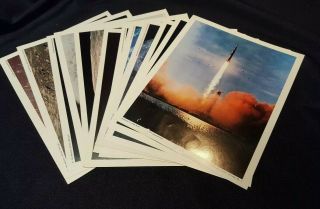 Official Nasa Apollo Photos Set Of 12 8 " X10 " Prints