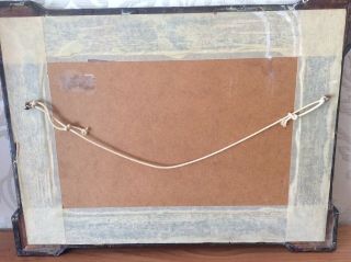 vintage Arts and Crafts metal photo picture Frame 42cm x 32cm 2 3
