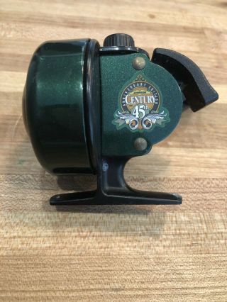 Johnson Vintage 45th Anniversary Green/black/gold Reel Push Button