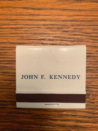 John F.  Kennedy White House Matchbook Bearing The Presidential Seal