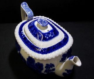 Antique Blue COPELAND SPODE ' S TOWER Tea Pot Teapot England Blue & White OFFER 5