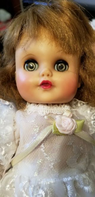 10 " Vintage Eegee Doll Littlest Angel Joy Suzy Jointed Knees Hp Vinyl Head