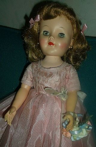 19 - In Effanbee Honey Doll,  Vintage 1950s Vinyl Head,  Hard Plastic Body,