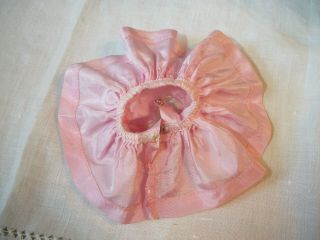 Vintage Madame Alexander kin Wendy pink taffeta dress & panties 3