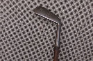 Antique Vintage Hickory Wood Shaft St Andrews Special Mid Iron 28 E 3 Sw