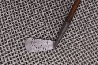 Antique Vintage Hickory Wood Shaft St Andrews Special Mid Iron 28 E 3 SW 4