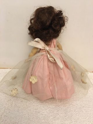 VINTAGE VOGUE GINNY DOLL STRAIGHT LEG WALKER OUTFIT TAGGED GOWN 4