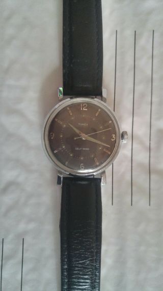 Vintage Timex Watch Self Winding Large Size