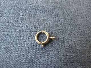 Antique Marked 1/20 12 Ktg.  F.  Gold Filled Rounded Clasp Jewelry Making 4
