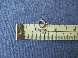 Antique marked 1/20 12 KTG.  F.  gold filled rounded clasp jewelry making 4 3