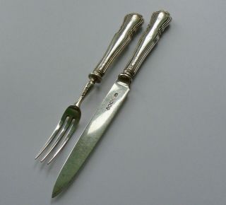 George Howson Sheffeld 1934 Hallmarked English Silver Knife And Fork