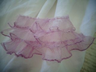 Small Charming Antique French Ruffle Tulle Frag From A Ballet Costume