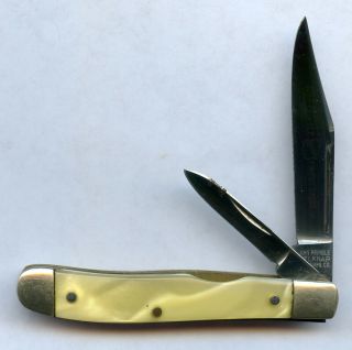 John Primble Belknap Usa.  Model 4928 Vintage Jack Pocket Knife Pearl Handle Os.