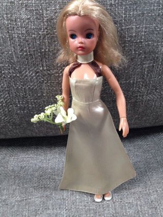 Vintage Sindy Pedigree Doll Blonde 1960s Dress Shoes