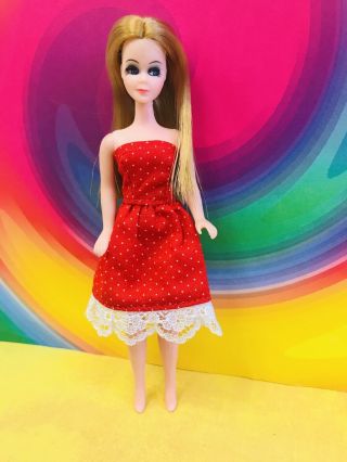 Dawn Pippa Custom Doll Fashion Only - Red/white Dotted Mini Dress