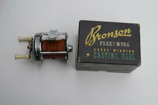 Vintage Bronson Fleetwing Fishing Reel No 2475
