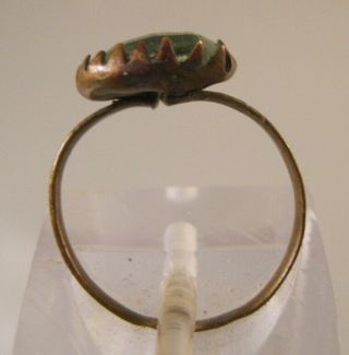 Antique Edwardian Paste Stone Child ' s Ring Size 2 3/4 Costume Jewelry 5