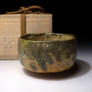 Jm18: Antique Japanese Tea Bowl,  Raku Ware,  19c,  Wabi Sabi Taste