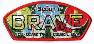 Boy Scout Ozark Trails Council 2007 Brave Friends Of Scouting Fos Csp/sap