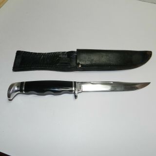 Case Xx Usa 216 - 5 Fixed Blade Pre 1970 Knife And Sheath,  9 1/2 ",  5 " Blade