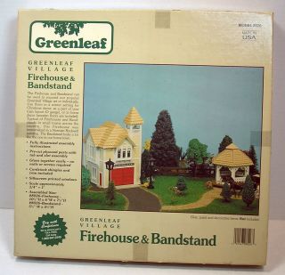 Greenleaf Village 8026 Firehouse & Bandstand Kit -