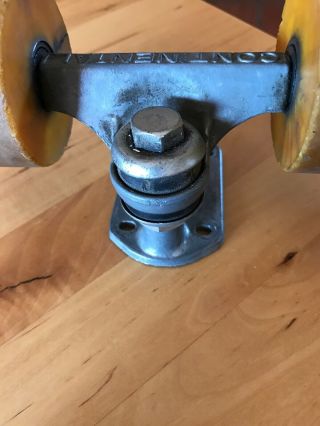 Vintage Continental Skateboard Truck And Two Pipeline 2 Wheels 5