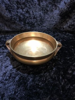 Vintage Brass Plated Decorative Bowl Made In India