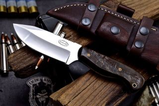 Cfk Handmade 1095 Custom Sheep Horn Hunting Skinning Blade Utility Camp Knife