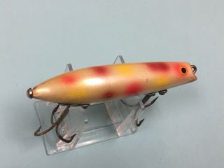 Vintage Bomber Jerk Saltwater Old Texas Fishing Lure Tackle Wood Topwater Trout