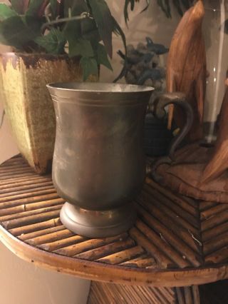 Vintage Solid Brass Cup / Mug Made In India