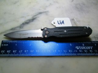 664 Black Gerber Mini - Covert Serrated Usa Liner Lock Knife Applegate - Fairbairn