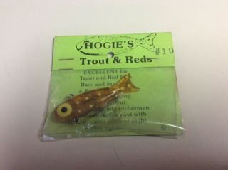 Vintage Hogie Fishing Lure 19 - Texas - Bingo