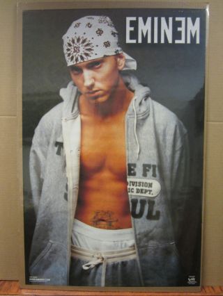 Vintage Eminem 2002 Poster Rap Artist Music 3512
