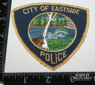 Early City Of Eastside Oregon Police Patch (17370)