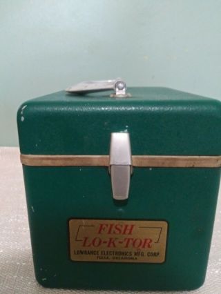 Fish Lo K Tor Lowrance Vintage Locator Transducer