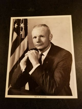 Vintage Nasa Astronaut Press Photograph Of Neil A Armstrong