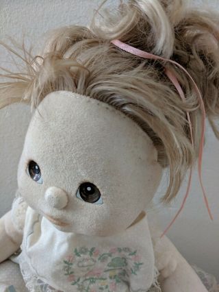 Vintage 1985 My Child Doll Ash Blonde Hair Brown Eyes 2