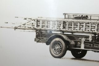 1910 ' s American LaFrance Fire Truck Photo Antonio Mack? Type 14 Service Engine 5