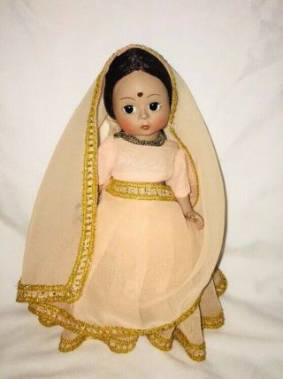 Vintage Madame Alexander 8 Inch Doll,  International Series,  549 India