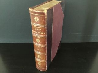 The Three Musketeers By Alexandre Dumas 1893 George Jacobs Co.  Antique Book