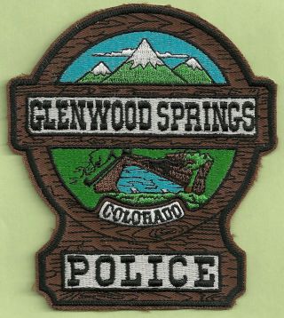 Glenwood Springs Colorado Police Patch