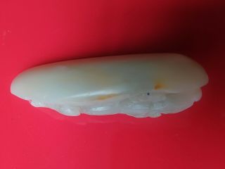 Antique Chinese 19th Century Carved Jade Qilong Figure 5