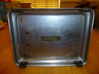 UNIVERSAL Antique Toaster Model Chrome Drop - side.  NO cord 5