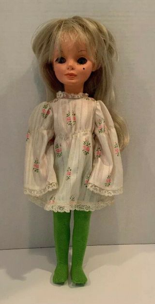 Pink Rose Top/lime Tights For 17 " Crissy Or Alta Moda Furga S Doll - No Doll