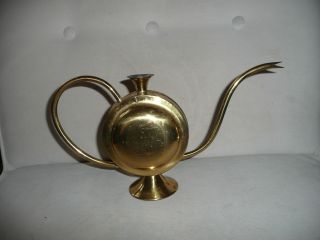 Vintage Copper Mini Teapot Kettle Decor With Handle and Spout No Top 5