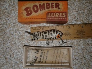 Vintage Bomber Lure W/ Box - Old Crankbait